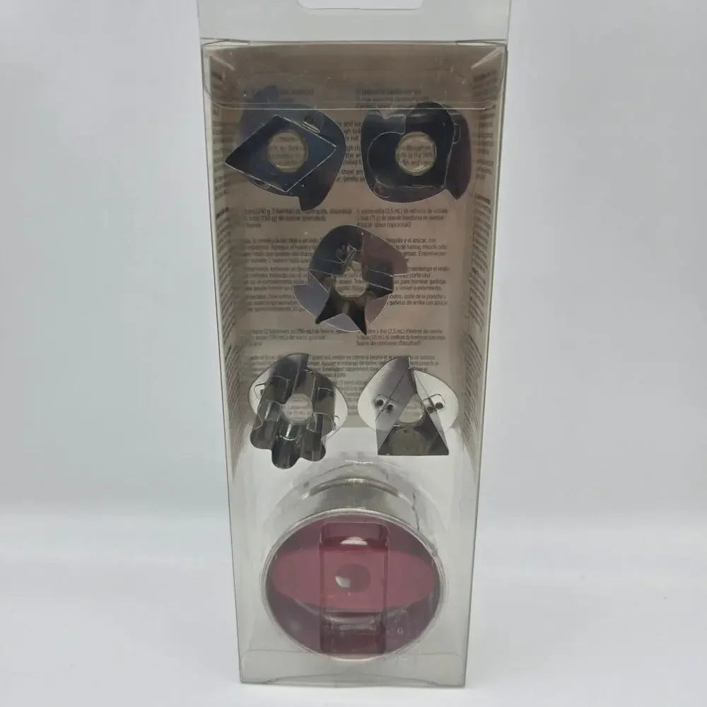 Wilton Linzer Round Basic Metal Cookie Cutter Set 7-Piece Cookie Baking New